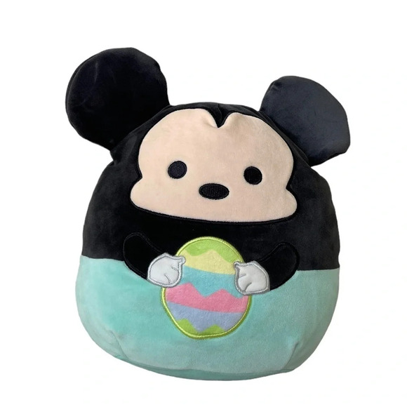 SQUISHMALLOW Disney 10 inch Mickey Mouse Holding Egg Plush Ultra Soft Toy - Picture 2 of 8